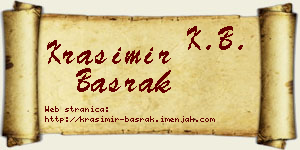 Krasimir Basrak vizit kartica